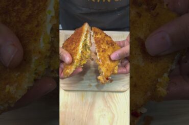 Crunchy Cheese Sandwich asmr #asmr #trending #trendingshorts #food #cooking #subscribe #asmrsounds