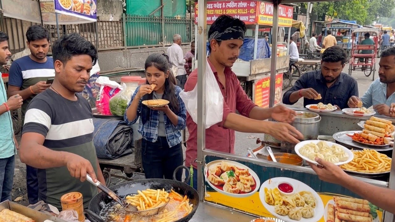 Chinese street food at Indian streets | Street food of India | Food ASMR Chinese street food at Indian streets | Street food of India | Food ASMR