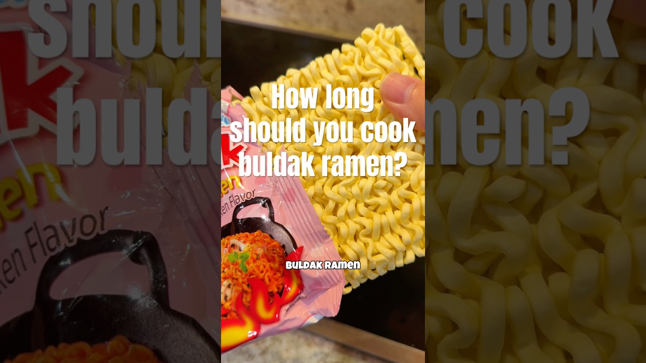 Cooking test Ep.62 Buldak ramen How long should you cook buldak ramen? #cooking Cooking test Ep.62 Buldak ramen How long should you cook buldak ramen? #cooking