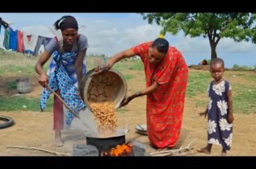 No Gas, No Electricity ! African Village Cooking Traditional Food 🍲 | Simple & Peaceful Life