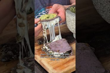 🌽 Traditional Huitlacoche Quesadilla Attempt by Korean #quesadillas #mexicanfood #cooking