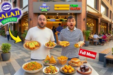 We Found Balaji Wafers' HIDDEN Fast Food Cafe | Two Slices Full Menu | Viwa Food World