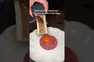 Tableside beef tartare cart! #food #vegas #frenchcuisine #beeftartare