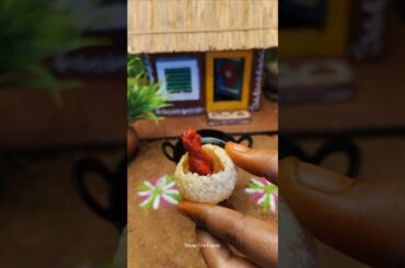Miniature CHICKEN PANI PURI #miniaturecooking #cooking #tinyfood #telugutinyfoods#chicken #miniature