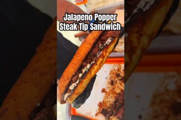 We cooked a Jalapeno Popper Steak Sandwich in the middle of the Ocean…