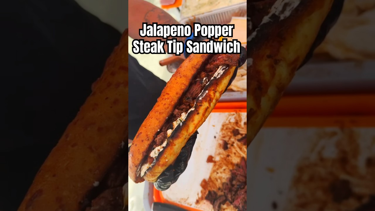 We cooked a Jalapeno Popper Steak Sandwich in the middle of the Ocean… We cooked a Jalapeno Popper Steak Sandwich in the middle of the Ocean…