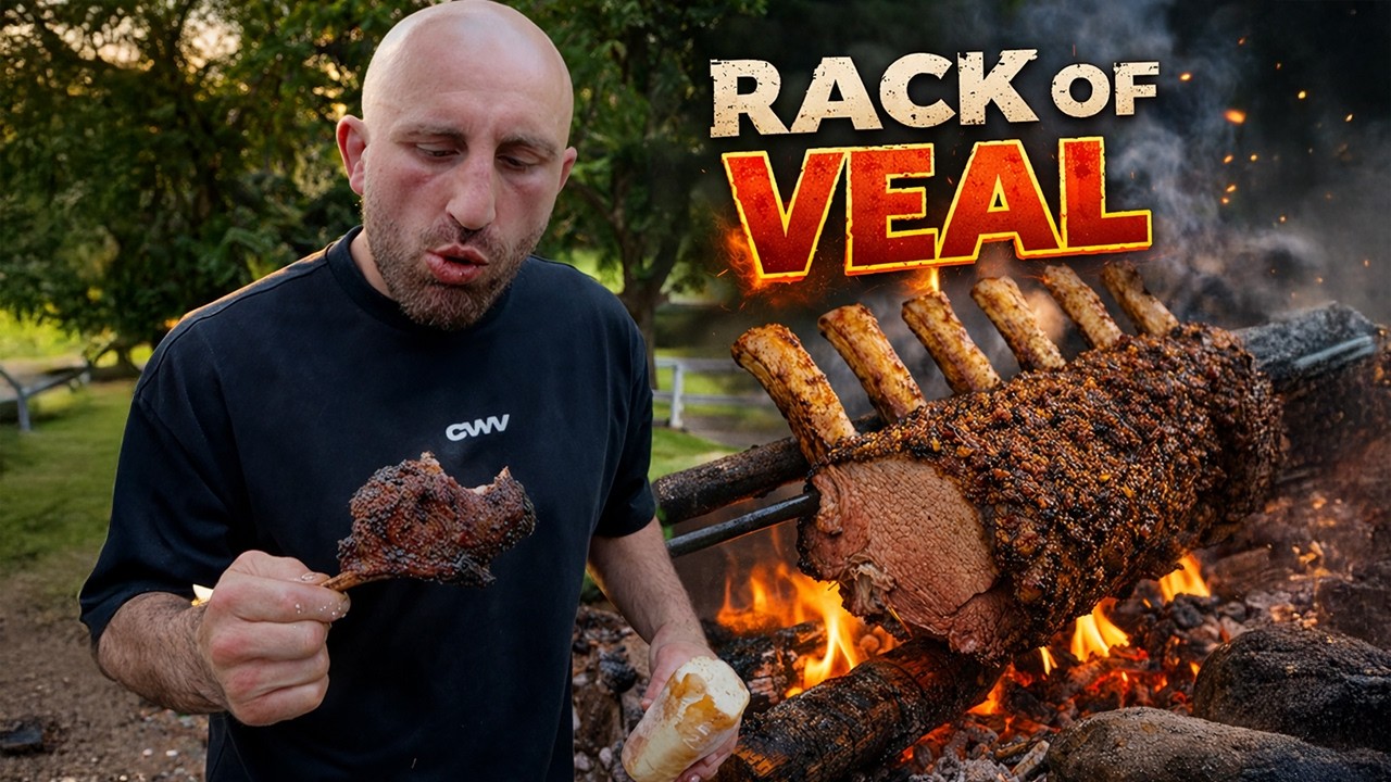 Wood Fire Veal Rack | Life on the Farm Wood Fire Veal Rack | Life on the Farm