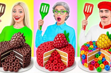 Me vs Grandma Chocolate Food Challenge | Epic Food Battle by Multi DO Challenge