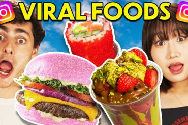 We Try The Most Instagram Worthy Food! (ft. itsQCP)