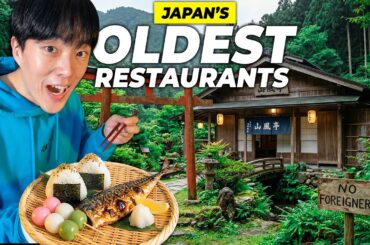 I Tried Foods in Japan's OLDEST Restaurants!