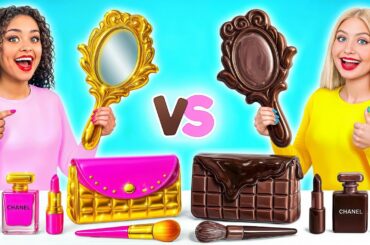 Real Food vs Chocolate Food Challenge | Funny Cooking Battle by Multi DO Challenge