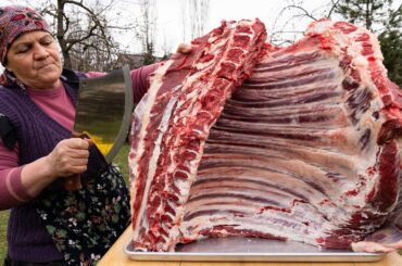 Farm Style Cooking – Beef Ribs and Classic  Borscht 🌿