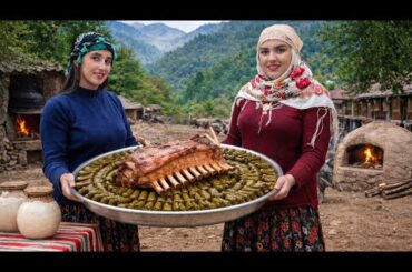 IRAN Village Cooking : We Cooked a Traditional Feast in a Clay Oven 🔥 Village Life