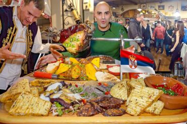 NEXT LEVEL SERBIAN FOOD! From CRISPY Roast Pork To CRAZY Traditional Kafana - Best Food in Belgrade!