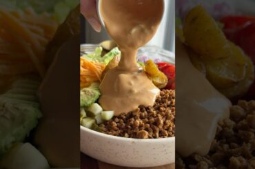 VEGAN BURGER BOWL #vegan #recipe #easyrecipe #cooking #food #veganfood #plantbased