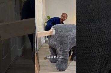She Turned a Table Into an Elephant 🐘