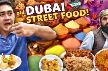 Authentic DUBAI Street Food Tour! 10 Must eats in Old Dubai 🇦🇪