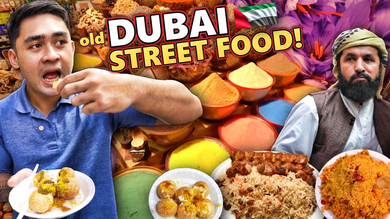 Authentic DUBAI Street Food Tour! 10 Must eats in Old Dubai π¦πͺ Authentic DUBAI Street Food Tour! 10 Must eats in Old Dubai π¦πͺ