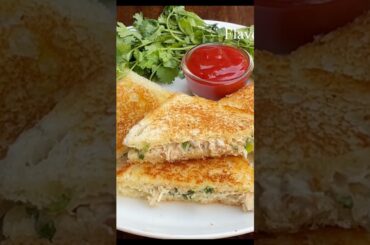 Bread sandwich Recipe ♥️ #recipe #food #viral #cooking #youtubeshorts #sandwich #bread