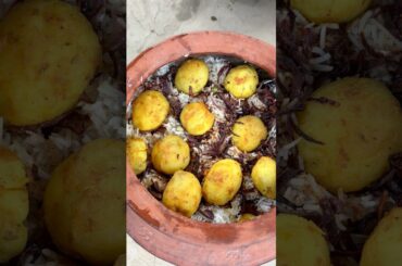 Village Style Jackfruit Biryani in Clay Pot 🍛🌿 #Shorts #ytshorts #cooking #food #biryanirecipe