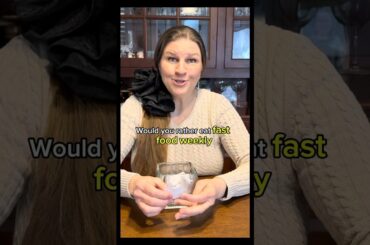 Would you rather eat frequent fast food or occasional fine dining?