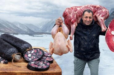 Homemade Bushido Black Smoked Sausages in the Wilderness!