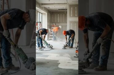 Stunning Dining Epoxy Floor Transformation | Luxury Dining Floor Design #epoxy #shorts