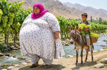 Iran Village Life | Harvesting Fresh Grapes and Traditional Cooking During the Israel Iran War
