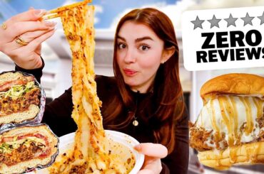 Only Eating at Restaurants with No Reviews!