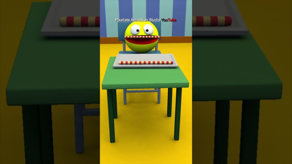 Sugar Stick 😂 #animation #pixellate #funny #3d #memes #pacman #sugar #candy #cartoon #cartoonvideo