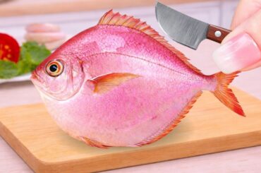 1000+ DELICIOUS Mini Blooming Fish Fried Recipe 🐟 Cooking Mini Food In Tiny Kitchen - Mini Yummy