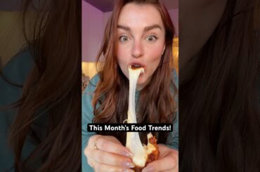 Eating this month’s viral food trends! #foodhack #cooking #eating #foodie #sushi #chilis #tacos