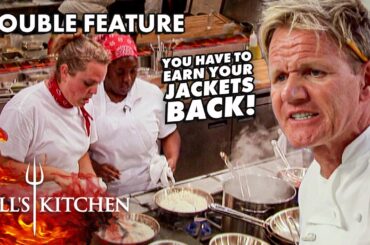 Chaotic Dinner Service Sees 4 Chefs on Probation! | Hell's Kitchen Double Episode