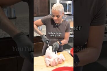 Roasted Chicken | Red Potatoes With Peppers & Onions | French Beans #cooking #dinner #food #foryou