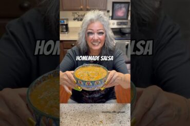Homemade salsa #cooking #cookingshorts #salsa #fyp #cookingideas #easyrecipe #viral