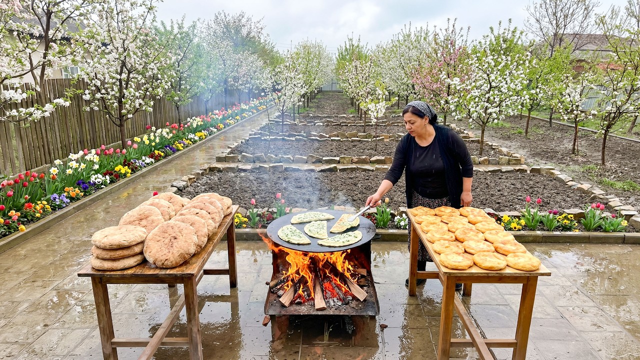 Azerbaijani Woman Cooked 3 Different Dishes in Just One Day Azerbaijani Woman Cooked 3 Different Dishes in Just One Day