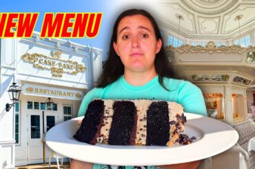 Disney’s Most EXPENSIVE Restaurant Has a New Menu- Cake Bake Shop