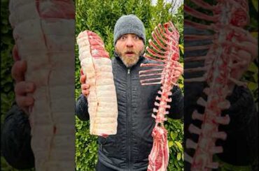 Lamb Ribs Cutting Technique for Juicy Meatloaf #food #cooking #ribs