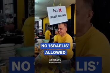 No 'Israelis' allowed at this restaurant in Thailand