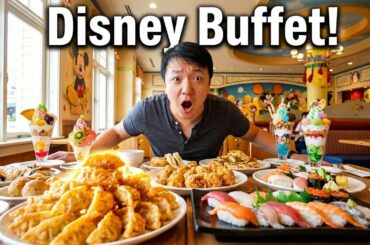 All You Can Eat DISNEY DINNER BUFFET at Tokyo Disneyland! Was it Worth it?