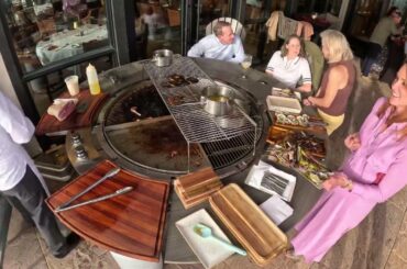 chefs table with gather grill