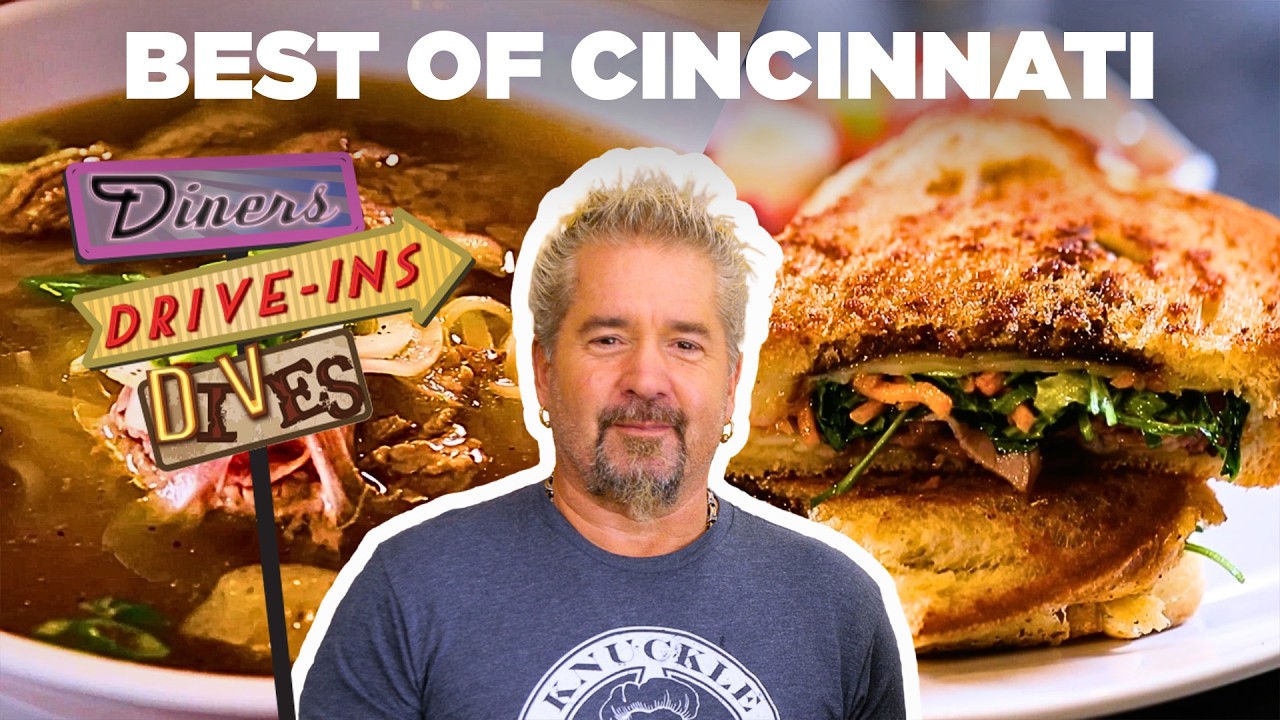 Top #DDD Videos in Cincinnati with Guy Fieri 🔥 | Diners, Drive-Ins and Dives | Food Network Top #DDD Videos in Cincinnati with Guy Fieri 🔥 | Diners, Drive-Ins and Dives | Food Network
