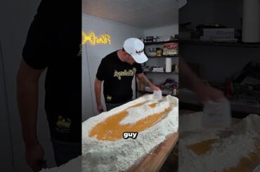 256 Eggs Turned Into Noodles #pasta #challenge #cooking