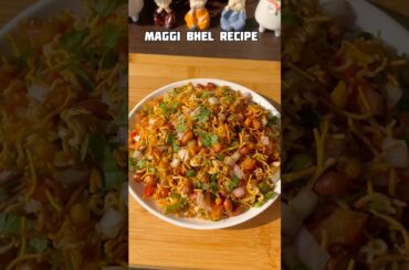 Maggi bhel recipe #shorts #snacks #recipe #maggibhel #trending #viral #shortsfeed #cooking #maggi