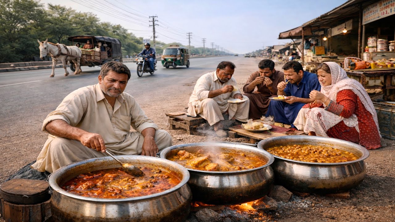Poor Man’s Kitchen on Roadside – Pakistan Street Food That Feeds Everyone | Pakistani street food Poor Man's Kitchen on Roadside - Pakistan Street Food That Feeds Everyone | Pakistani street food