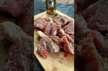 Kickin CRAWchicken #fishing #cooking #outdoors