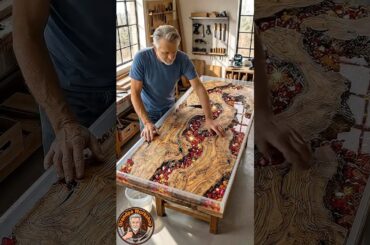 THIS TABLE IS STUNNING 🤯 Luxury Dining Table Emerald Stone
