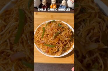 Spicy chilli garlic noodles #shorts #recipe #noodles #trending #viral #shortsfeed #cooking #chowmein