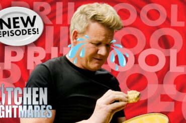 gordon is the april fool for believing this food will be good | NEW Kitchen Nightmares COMPILATION
