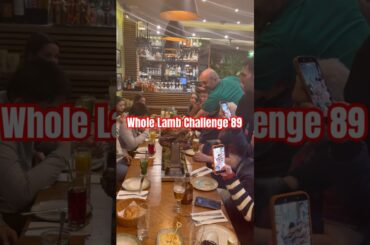 Whole Lamb Challenge #89 @GodaLondon 🔥❤️An unforgettable dining experience with your friends.